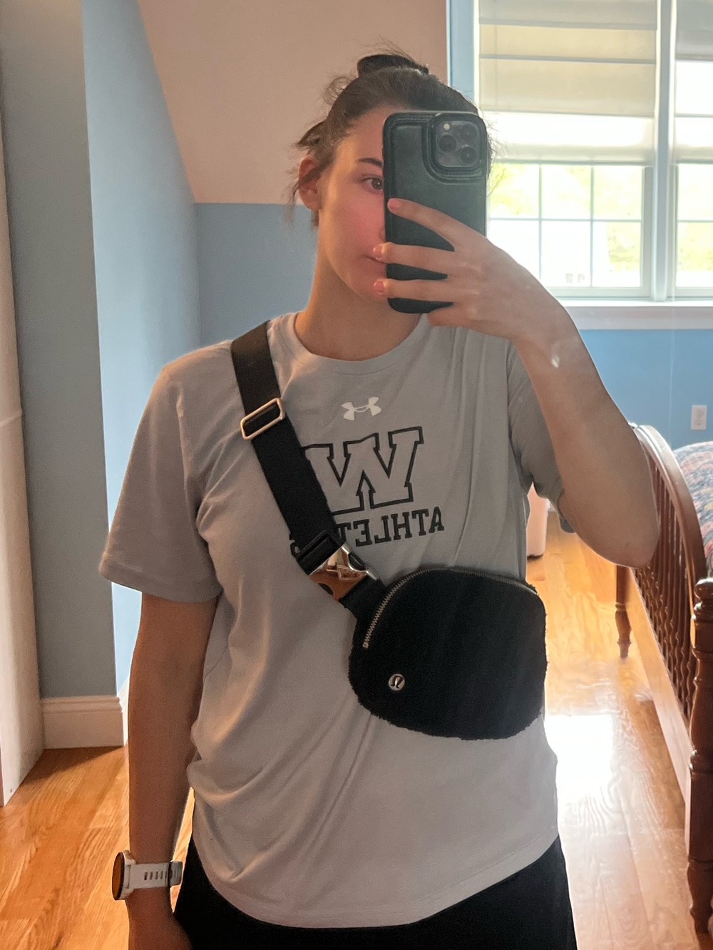 lululemon athletica Black Interior Crossbody Bag